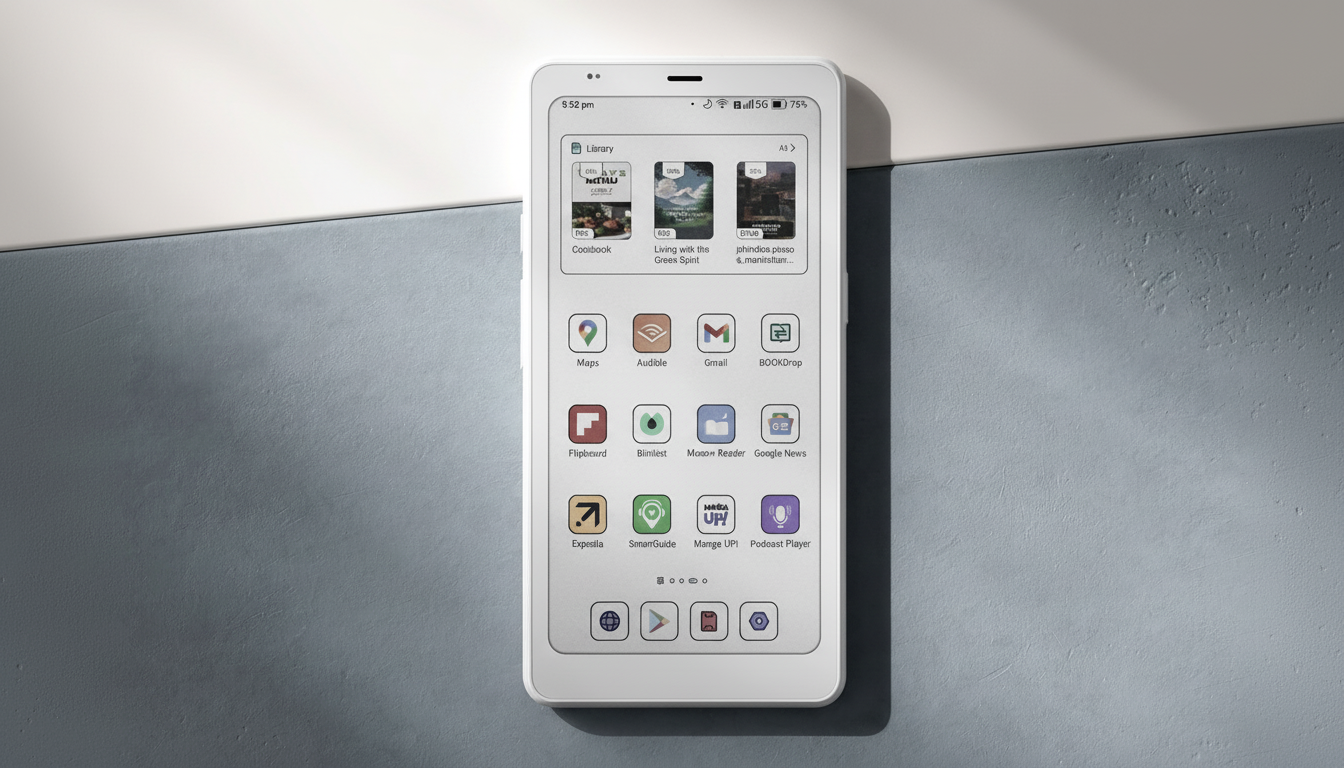 Boox Palma 2 Pro minimalist phone with E Ink display