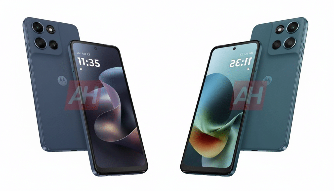 Leaked real-life photo of Moto G Stylus 2026 smartphone with stylus