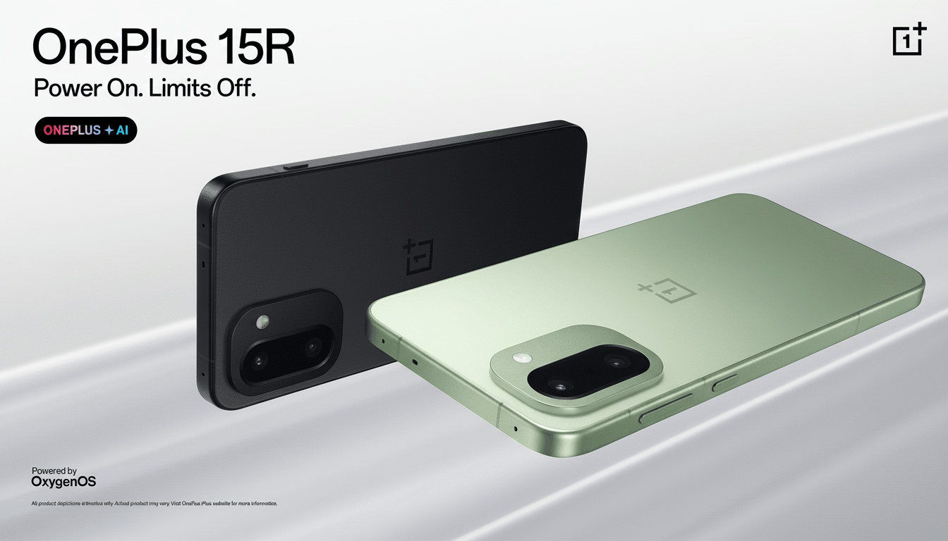 OnePlus 15R smartphone tipped to have larger battery than OnePlus 15