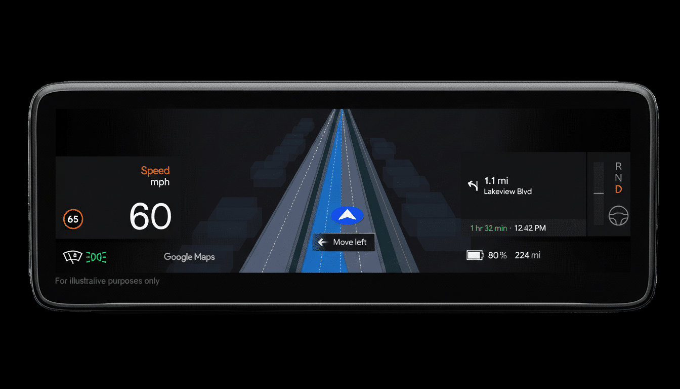 Google Maps displays wrong lane directions in real-time navigation