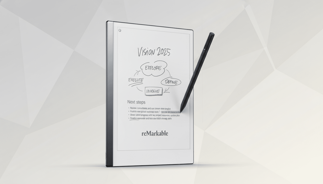 Black Friday discounts on reMarkable tablet bundles with Marker stylus and Folio