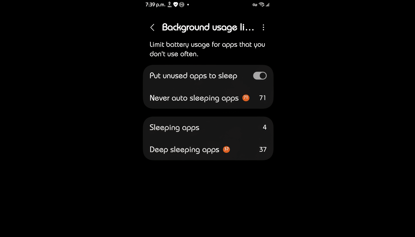 Android notification settings screen to fix delayed alerts, battery optimization, Do Not Disturb