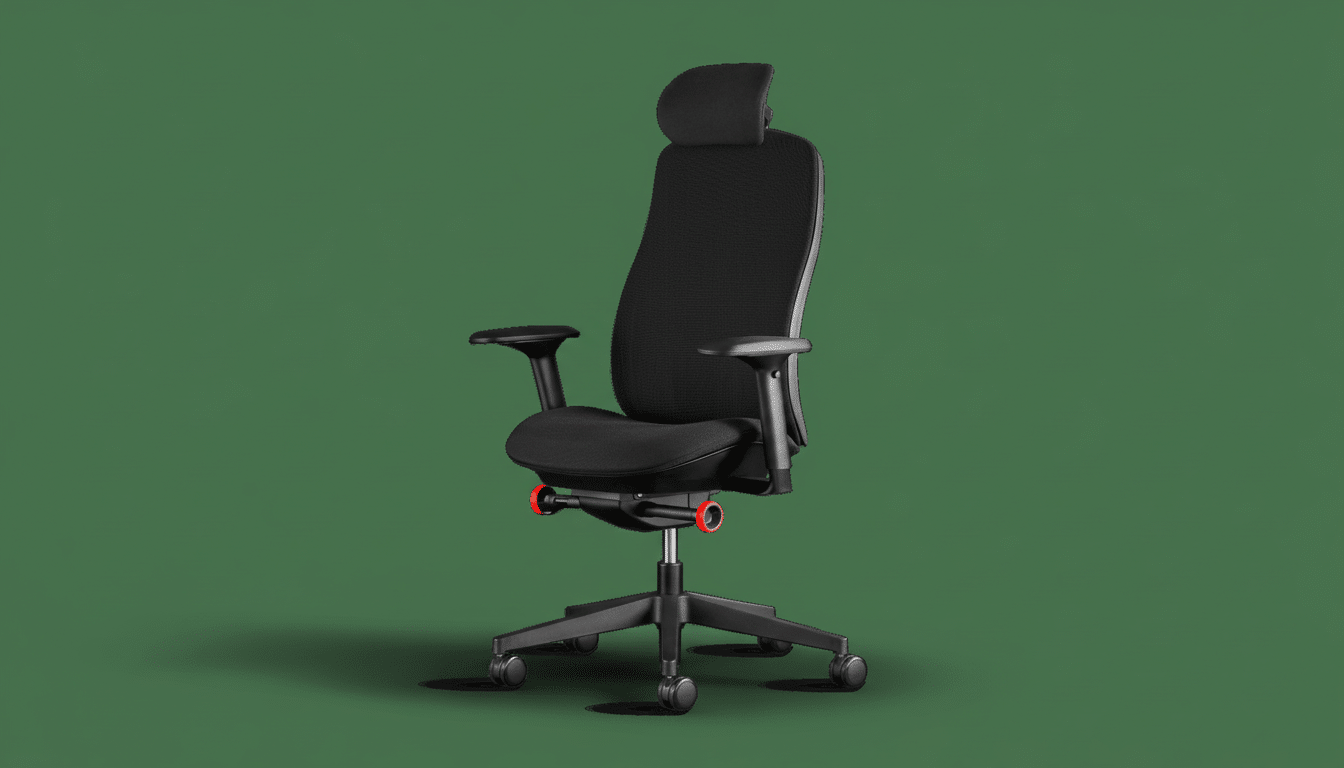Herman Miller and Secretlab chairs with sale tags showing all-time low prices