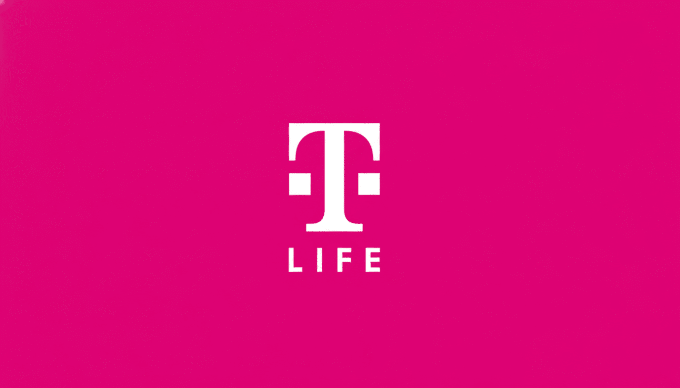The T-Life logo, featuring a white stylized T with two small squares on either side of the vertical bar, above the word LIFE in white capital letters, all set against a vibrant magenta background. The image has been resized to a 16:9 aspect ratio.