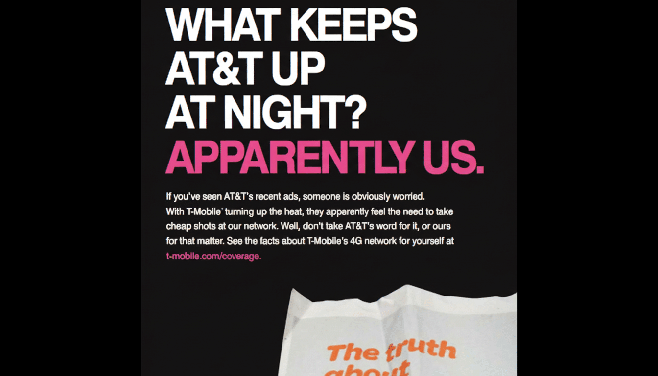 T-Mobile hits back as ad clash with AT&T intensifies