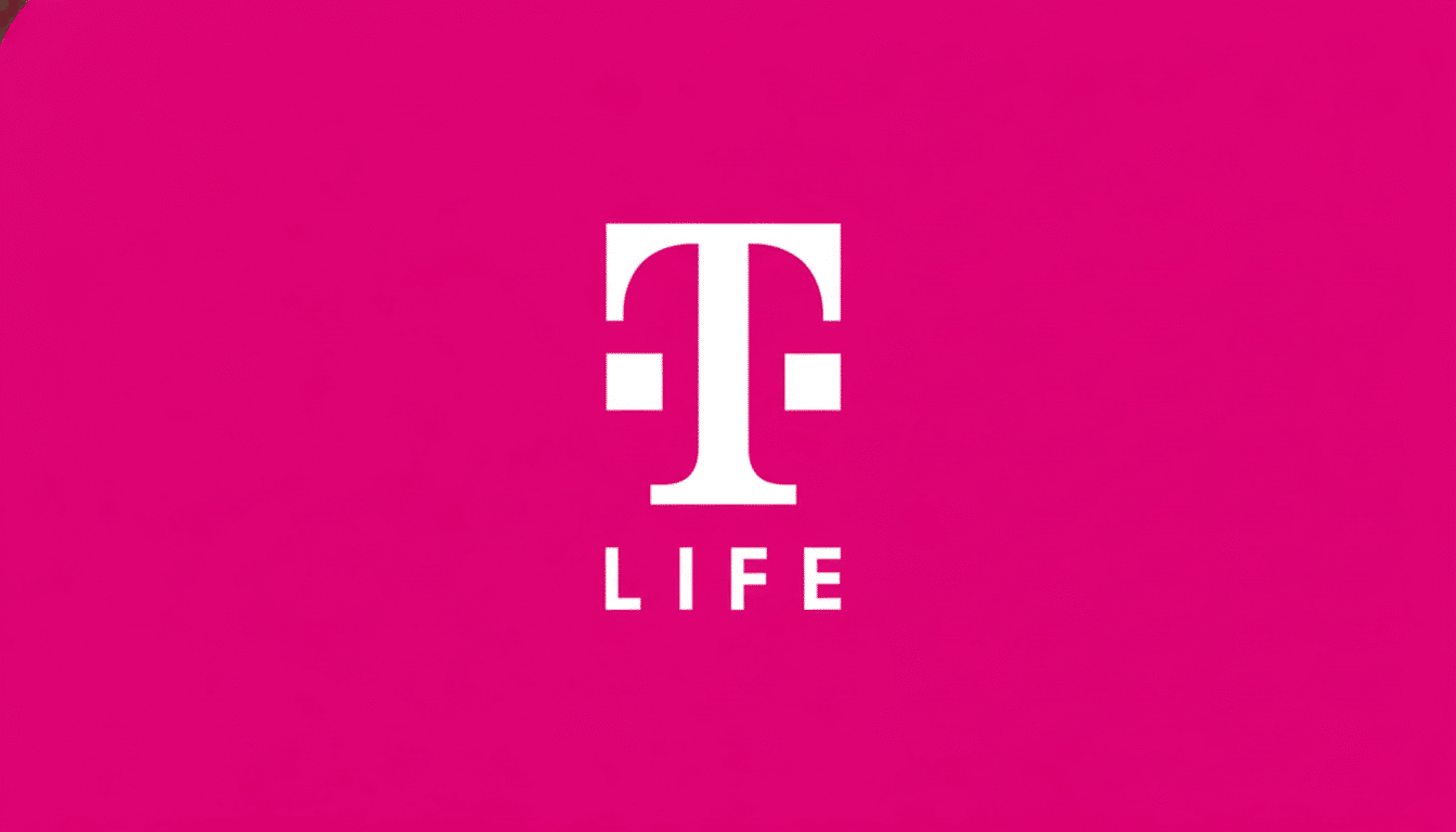The T-Life logo, featuring a stylized white T with two small squares on either side of its vertical bar, above the word LIFE in white capital letters, all set against a vibrant magenta background. The image has been resized to a 16:9 aspect ratio.