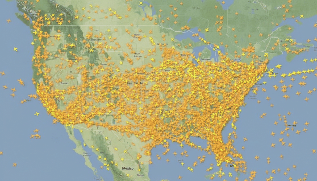 Planes taxiing on a U.S. airport runway amid steady Thanksgiving air traffic