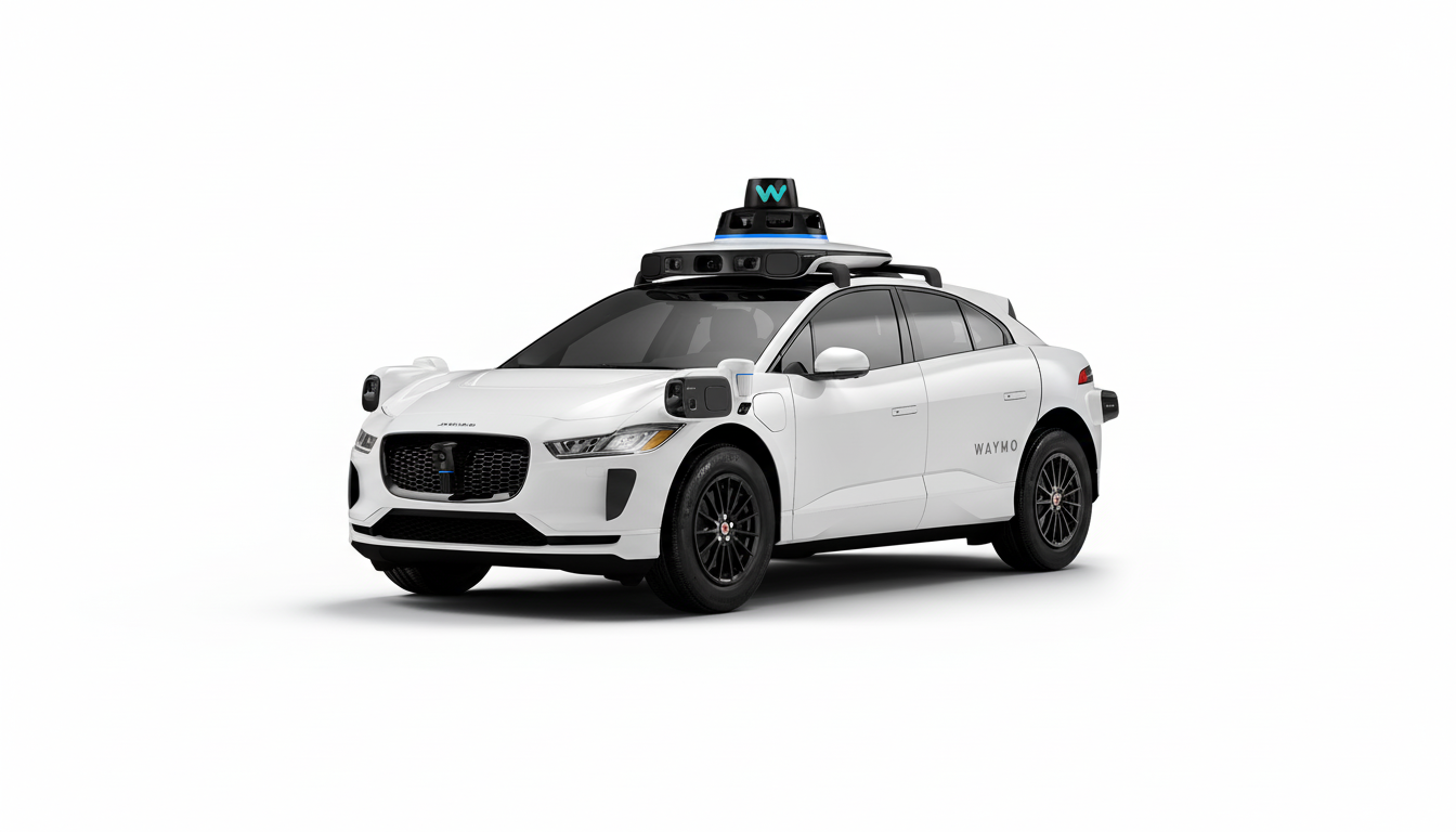 Waymo robotaxi near street memorial for KitKat as social media tributes grow