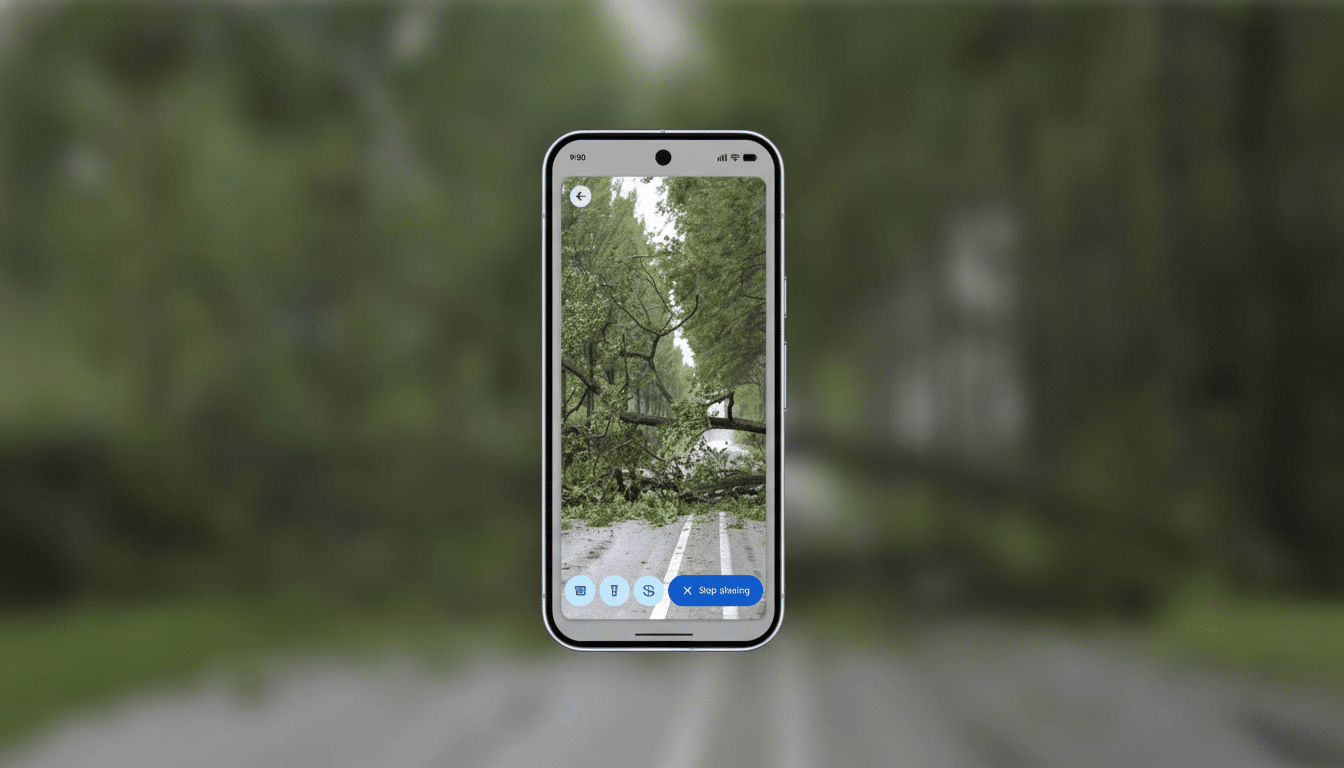 Google emergency live video on Android phone for 911 calls