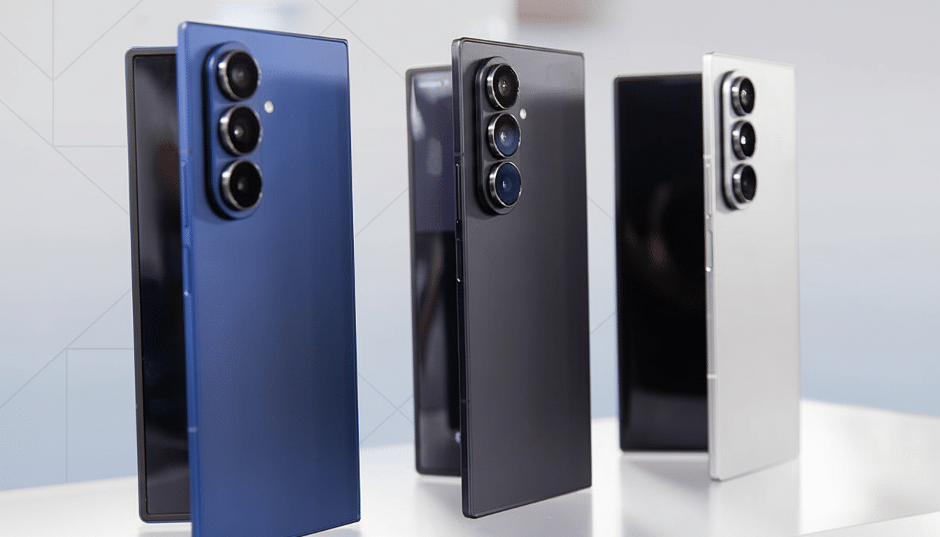 Leaked renders: Samsung Wide Fold vs iPhone Fold side-by-side comparison