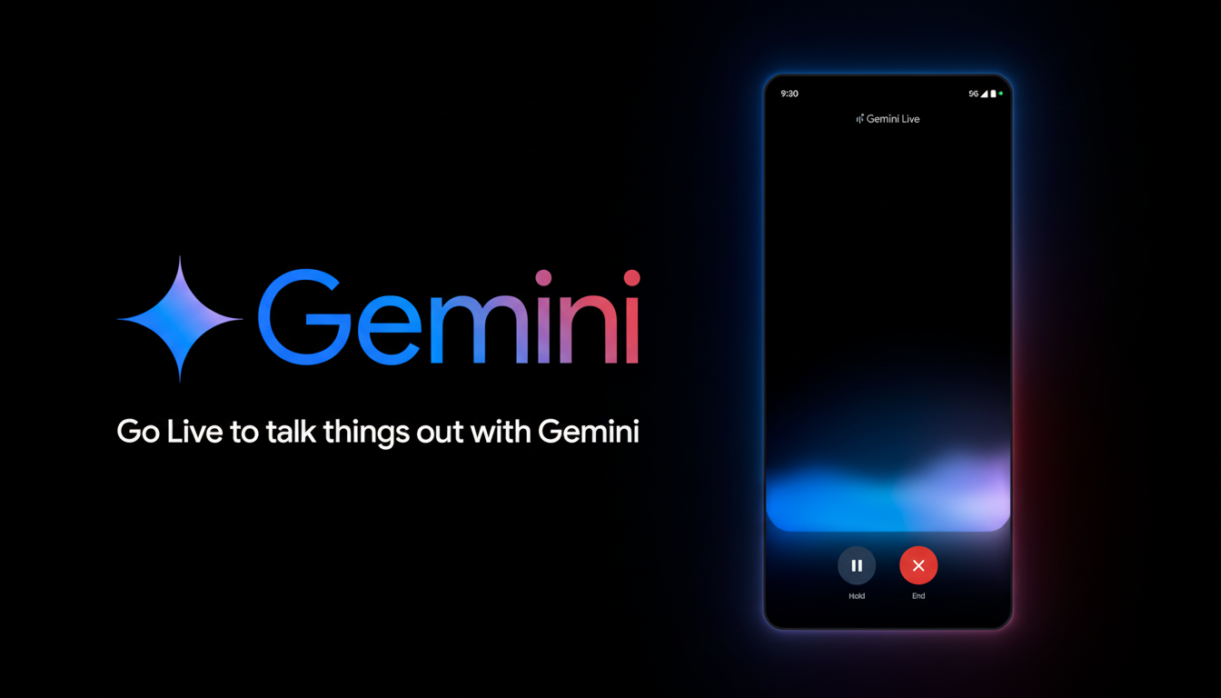 Android vs iOS logos with Gemini and ChatGPT icons showing Android as winner