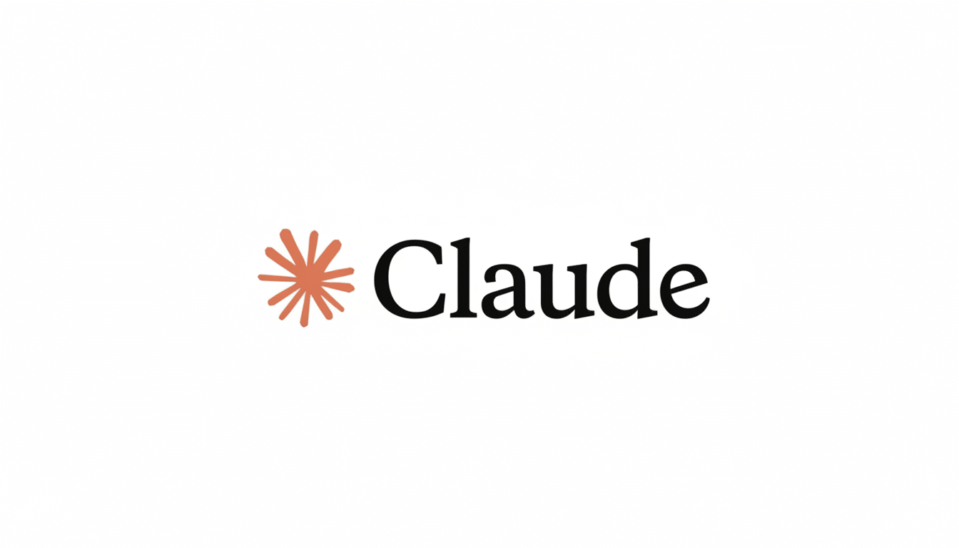 The Claude logo, featuring a stylized orange asterisk to the left of the word Claude in black text, presented on a white background with a 16:9 aspect ratio.