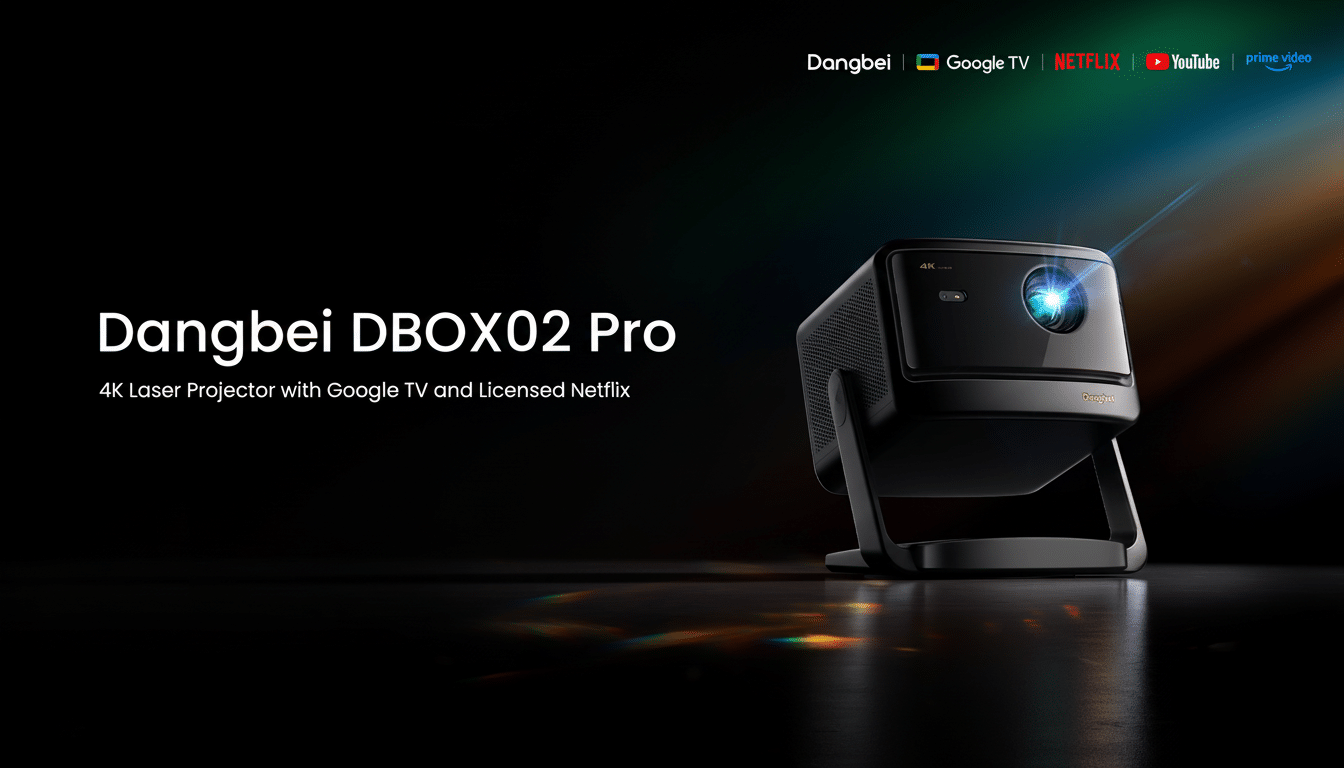 Dangbei DBOX02 Pro 4K projector hits record low price, discount deal