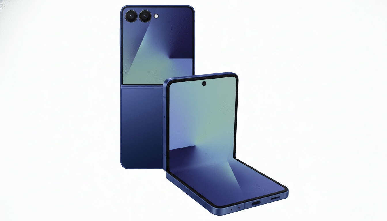 Samsung Galaxy Z Flip 8 foldable with Exynos logo, reports of Exynos-only return