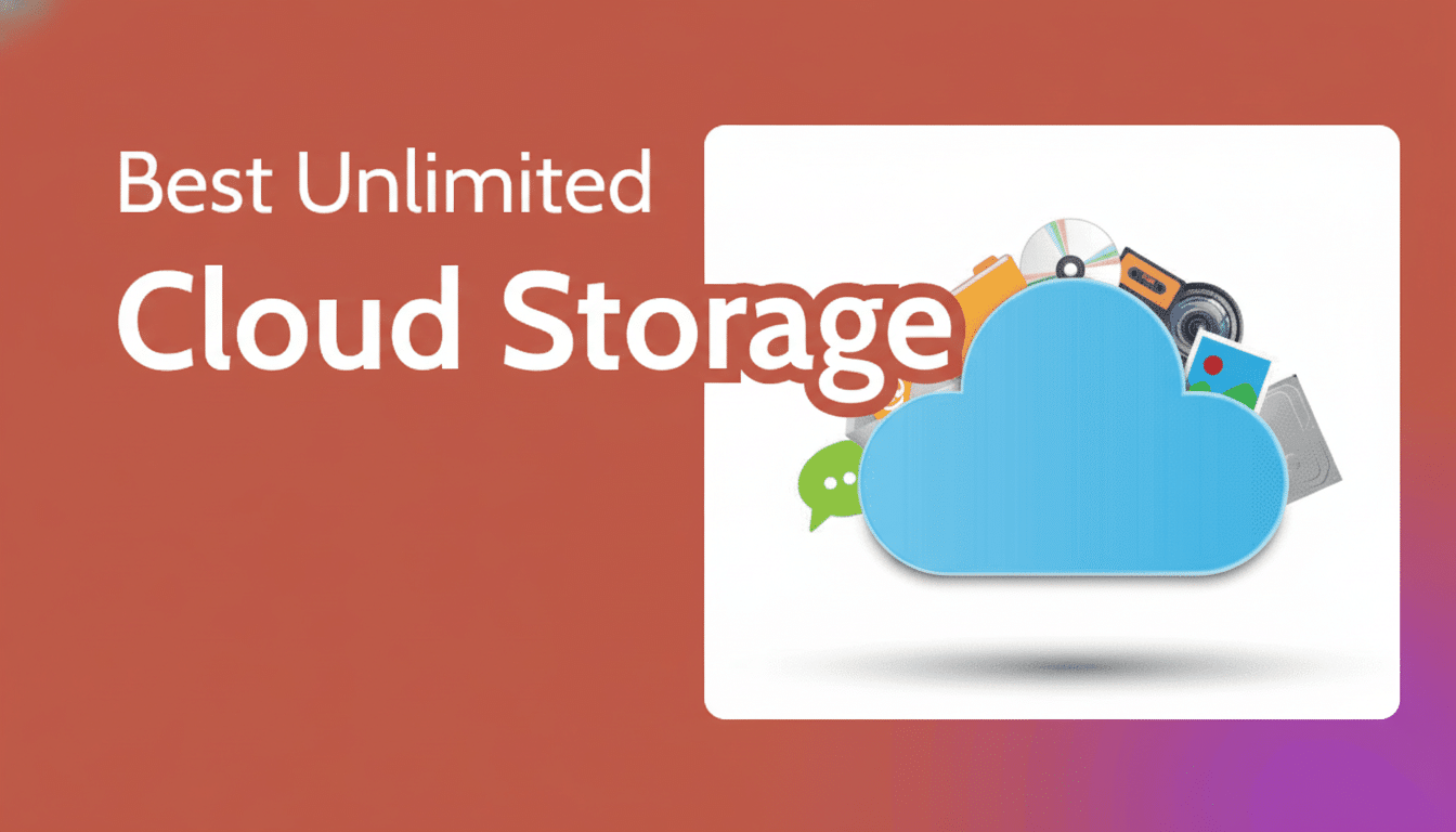 100TB cloud storage plan for average users, cloud icon over server racks