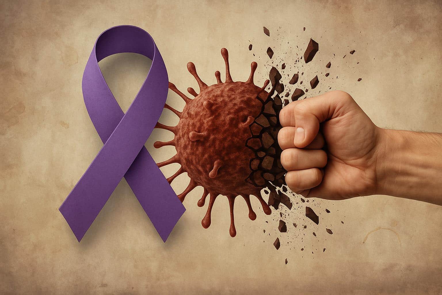 Bruce Dickinson showing resilience during throat cancer battle, embodying strength and hope