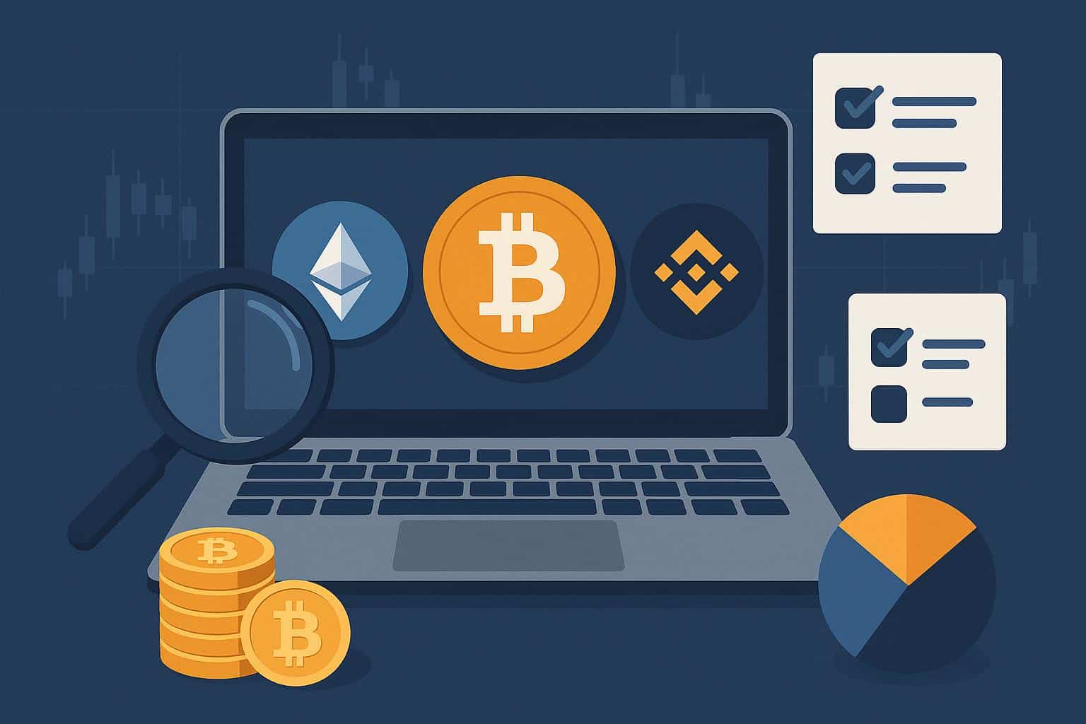 Cryptocurrency platforms comparison chart highlighting key features for traders’ platform selection
