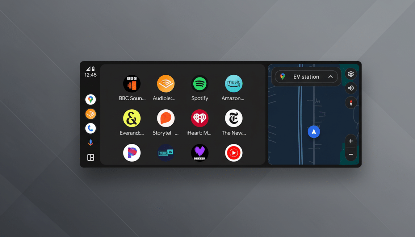 Android Auto with upcoming Google Cast support on car dashboard display