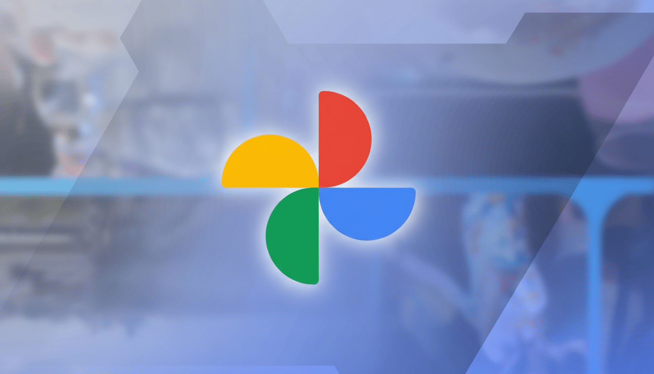 Smartphone screen showing Google Photos video editing tools and timeline