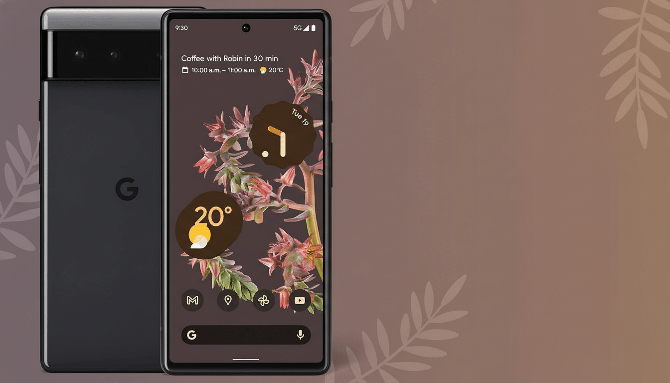 Google Pixel phone displaying update to prevent accidental pocket dialing