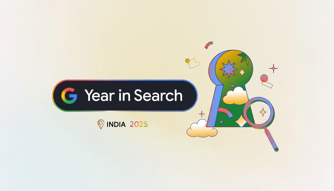 Google Year in Search illustration highlighting query shift and evolving search trends
