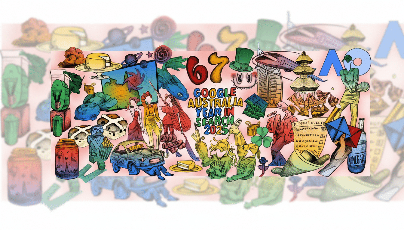 Google Search Recap dashboard with charts of surprising search trends