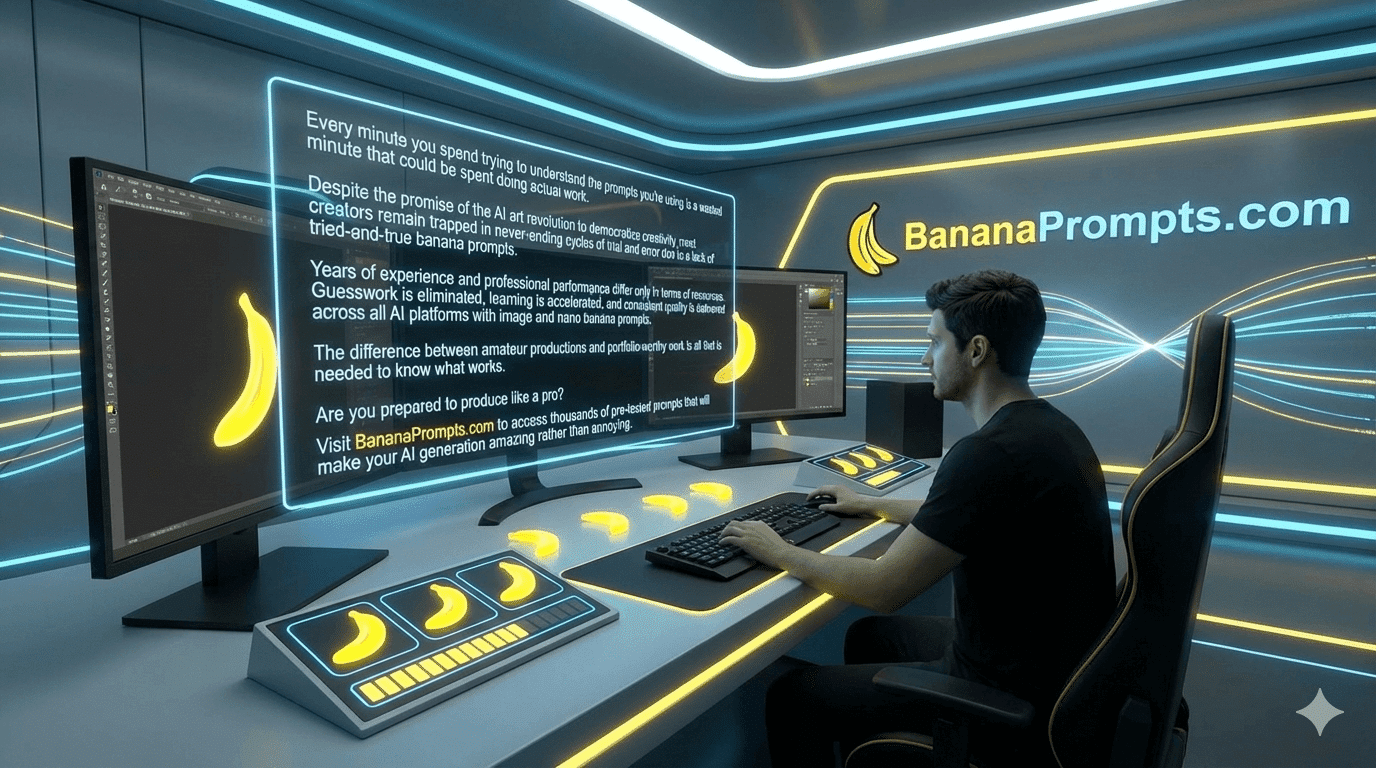 Image 1 of Best Banana Prompt Libraries That Every AI Creator Should Bookmark