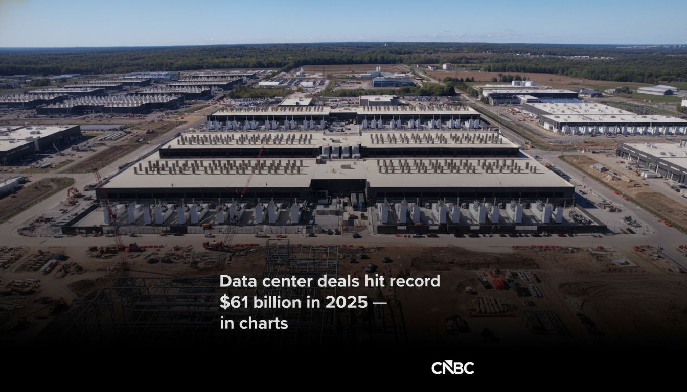 Data center deals reach $61B, report highlights mergers and acquisitions surge