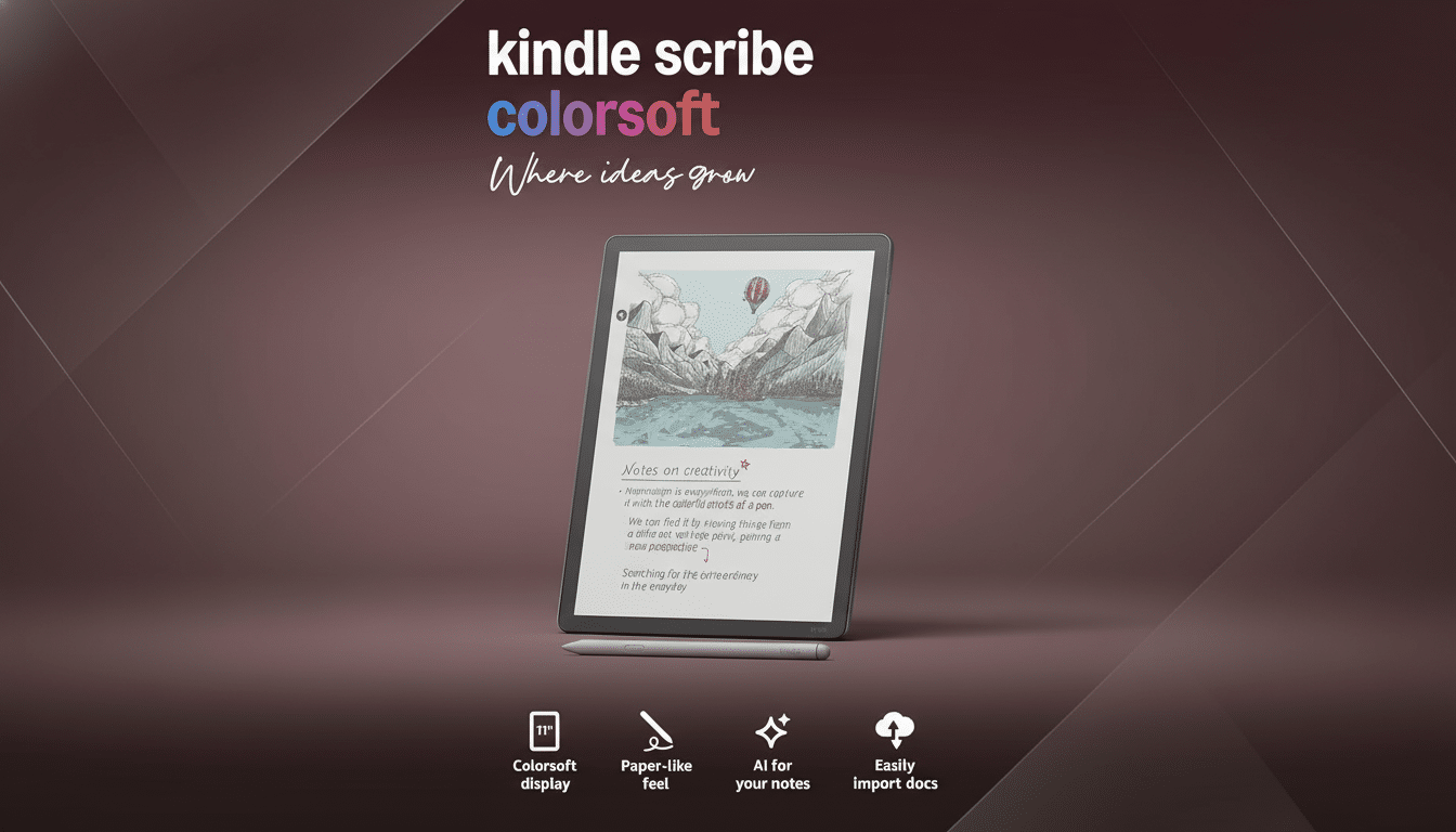 Amazon confirms launch of Scribe and Scribe Colorsoft e-ink tablets