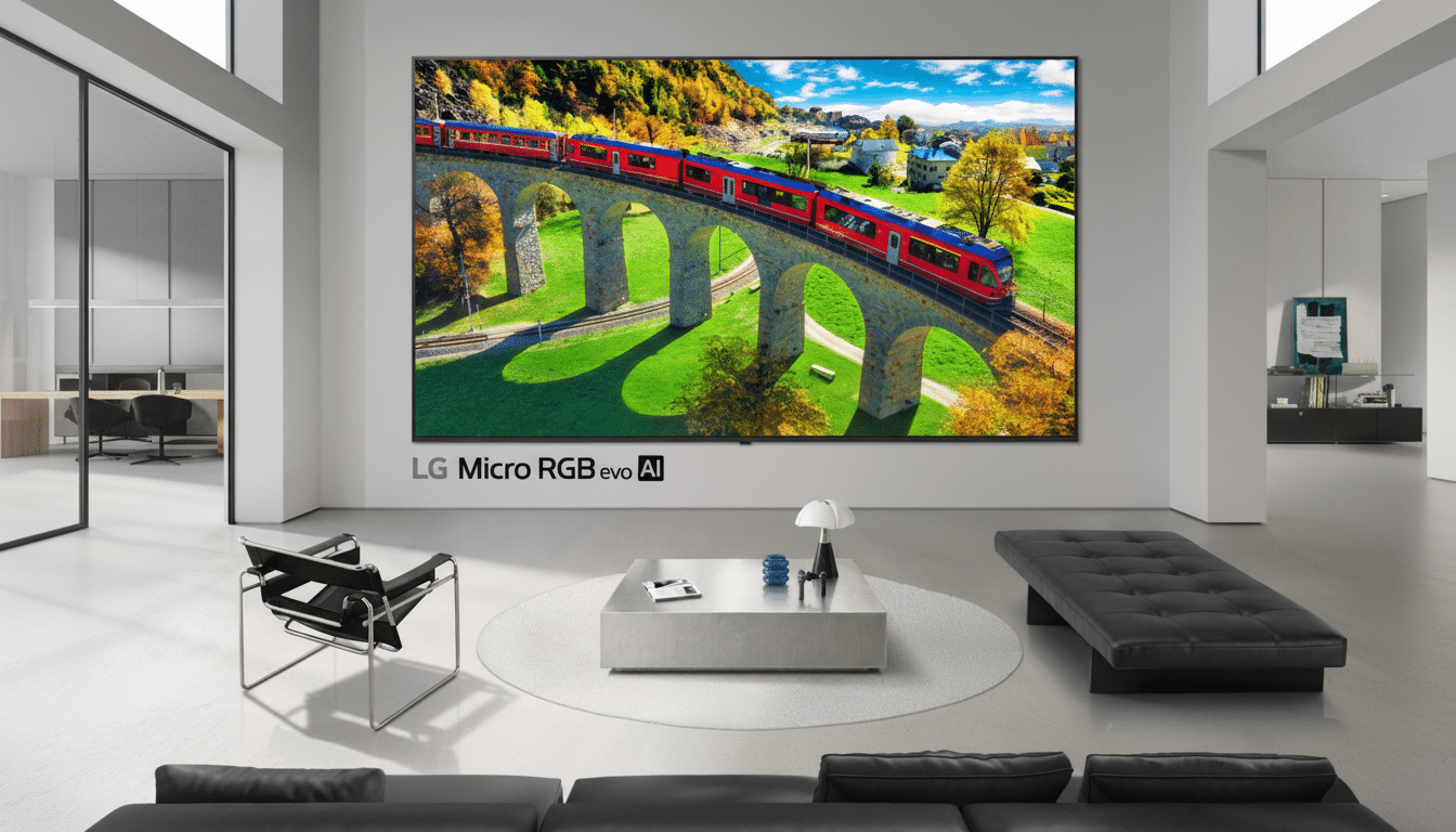LG Micro RGB evo TV teased ahead of CES, showcasing advanced RGB display technology