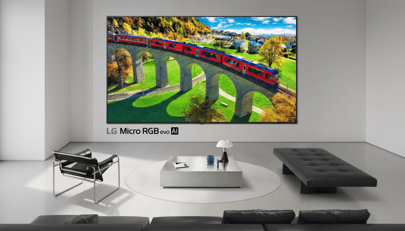 LG Micro RGB evo TV teaser ahead of CES debut highlights next-gen display technology