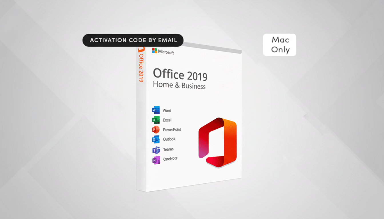 Microsoft Office 2019 for Mac under $40 deal on MacBook with app icons