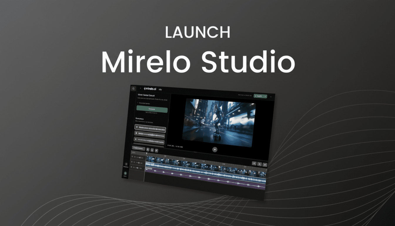 Mirelo secures $41M funding to boost AI video sound effects (SFX), waveforms and film icons