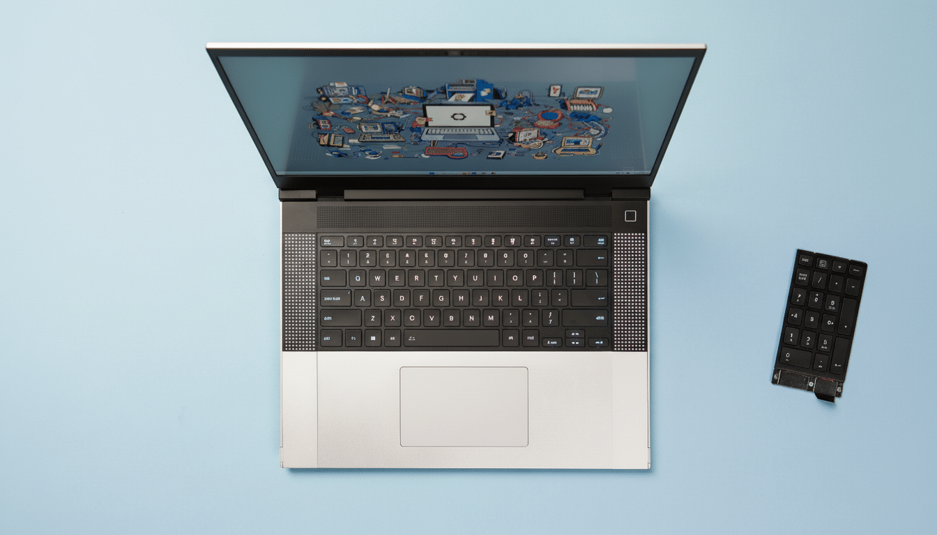 Framework Laptop 16 connected to OCuLink eGPU module