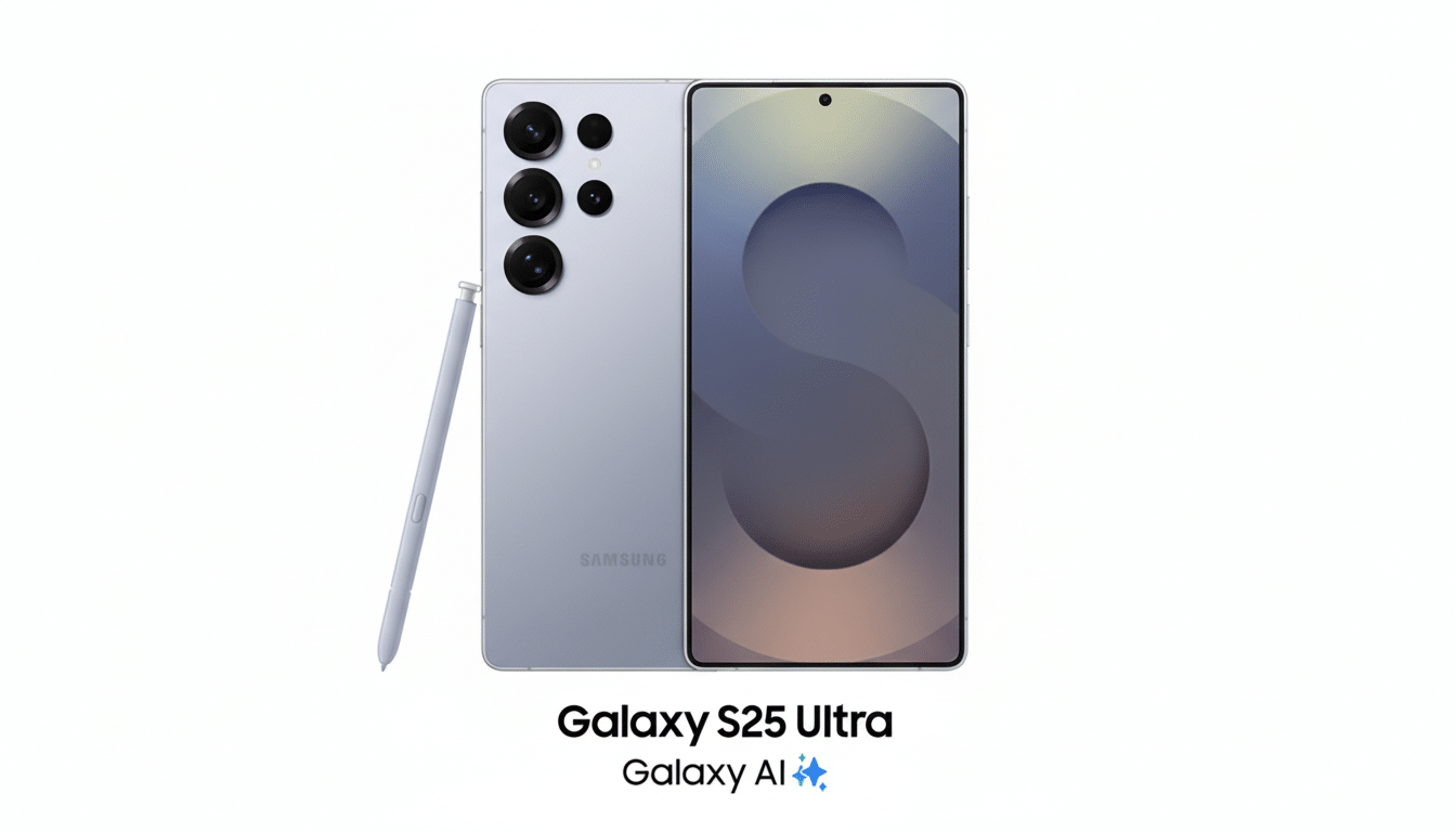 Galaxy S25 with One UI 8.5 beta 2 software update notification