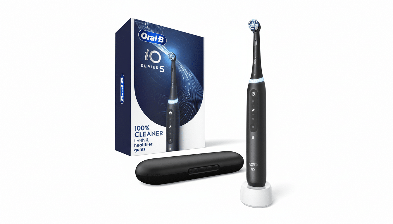 Oral-B iO Series 5 electric toothbrush on sale for $99.99 at Amazon