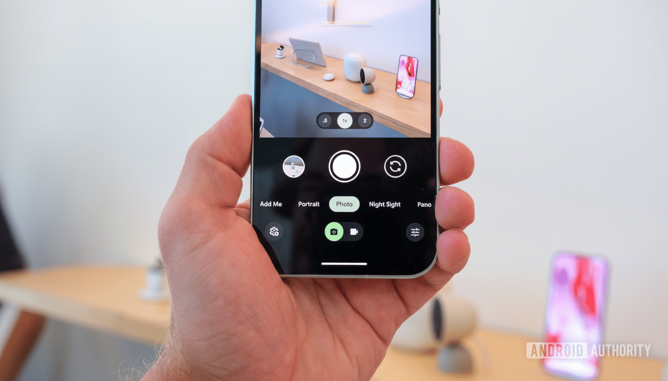 Leaked Google Pixel Camera hidden controls on the app interface