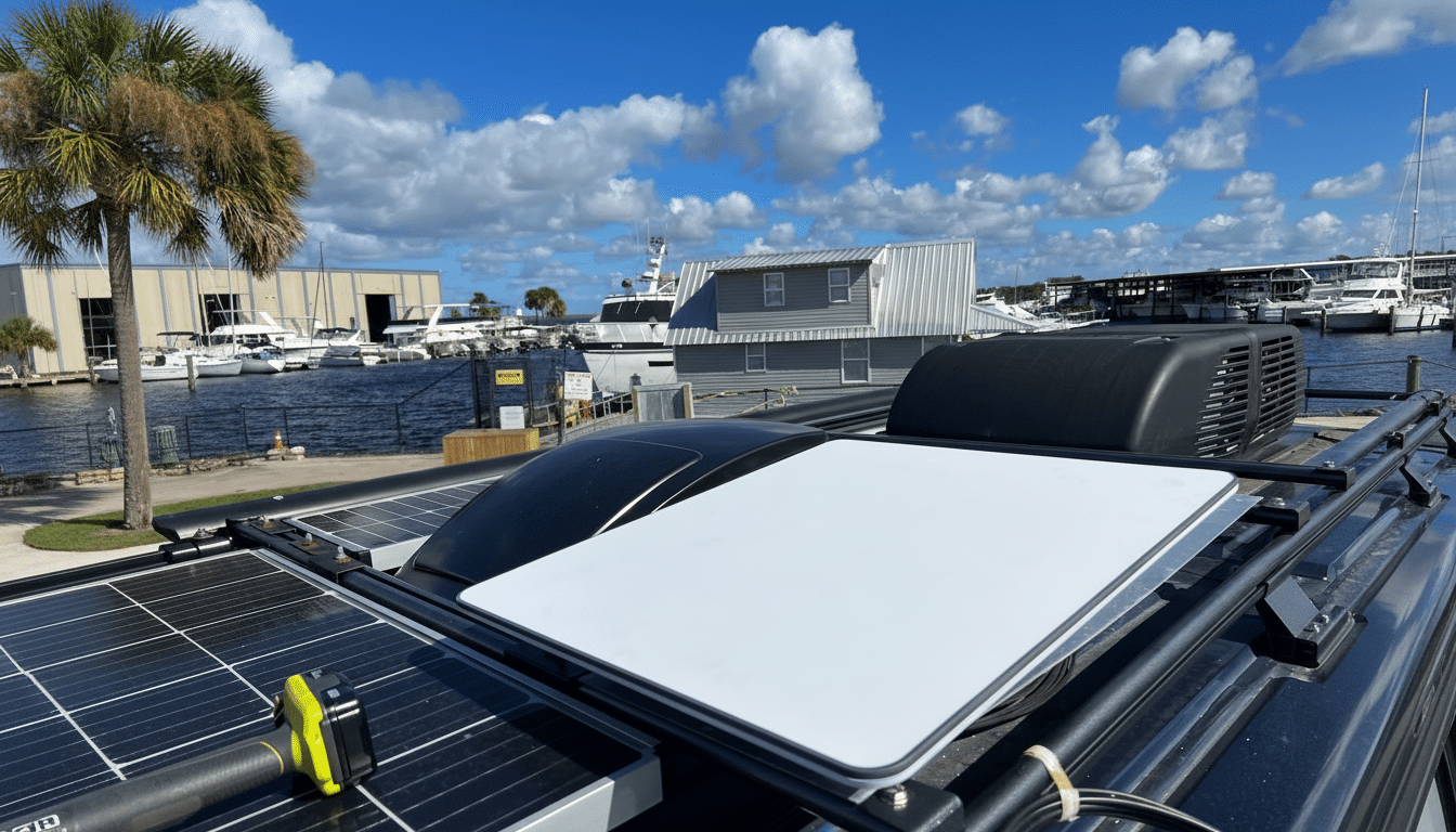 Starlink Mobile trademark concept with satellite and smartphone, hinting cellular service