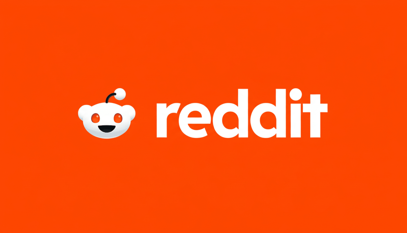 The Reddit logo, featuring the white alien mascot Snoo and the word reddit in white text, all set against a vibrant orange background. The image has been resized to a 16:9 aspect ratio.