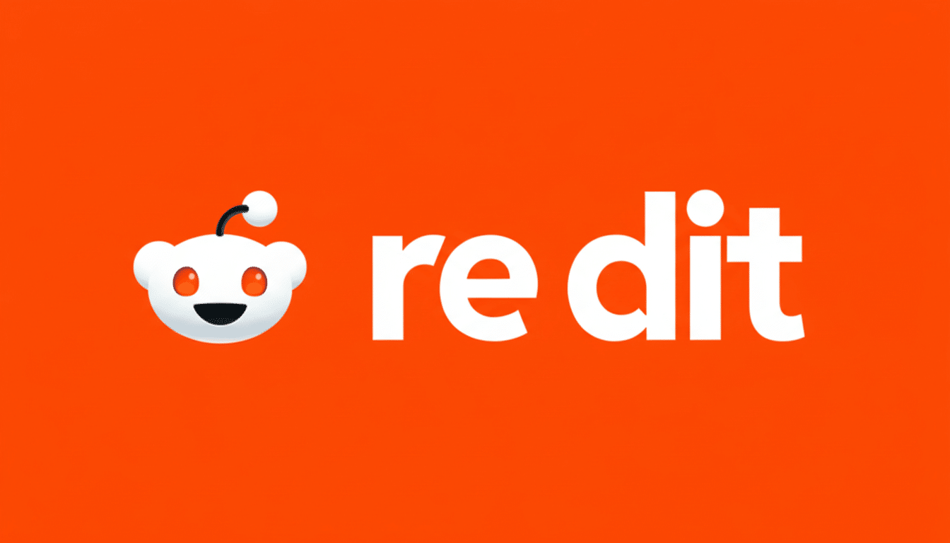 The Reddit logo, featuring the white alien mascot Snoo and the word reddit in white text, all set against a vibrant orange background. The image has been resized to a 16:9 aspect ratio.