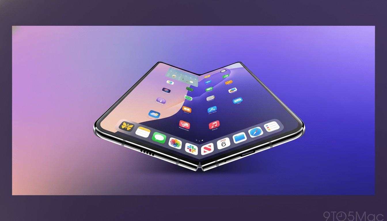 Apple iPhone Fold concept with foldable display, signaling upcoming launch