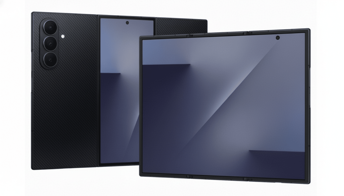 Galaxy Z TriFold hands-on: dual-hinge tri-fold display and build details