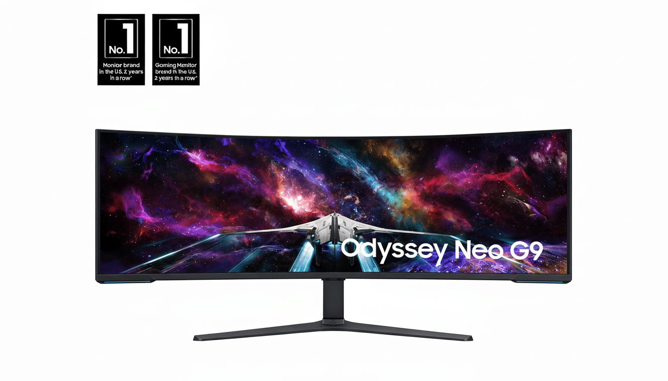 Samsung Odyssey Neo G9 57-inch mini-LED ultrawide gaming monitor $850 off