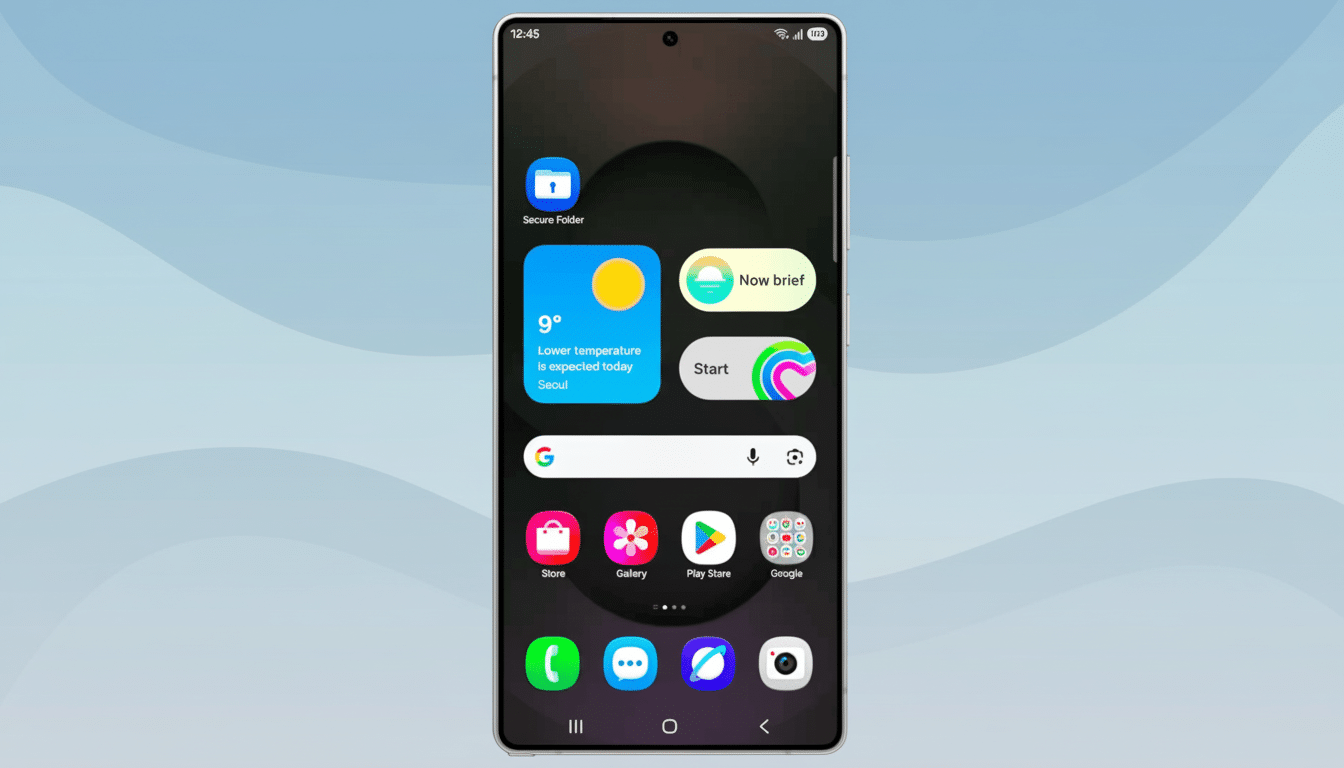 Samsung One UI 8.5 home screen with iOS-style design amid praise and backlash