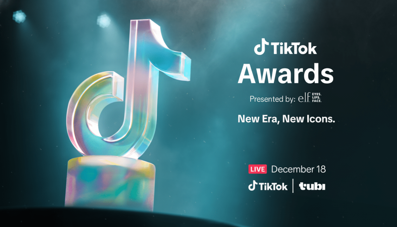 Ashby wearing I <3 Ashby dress at the TikTok Awards