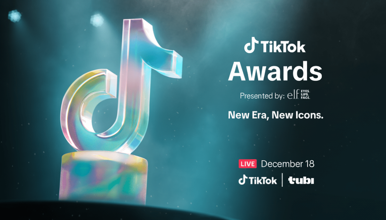 Keith Lee with Creator of the Year award at TikTok Awards