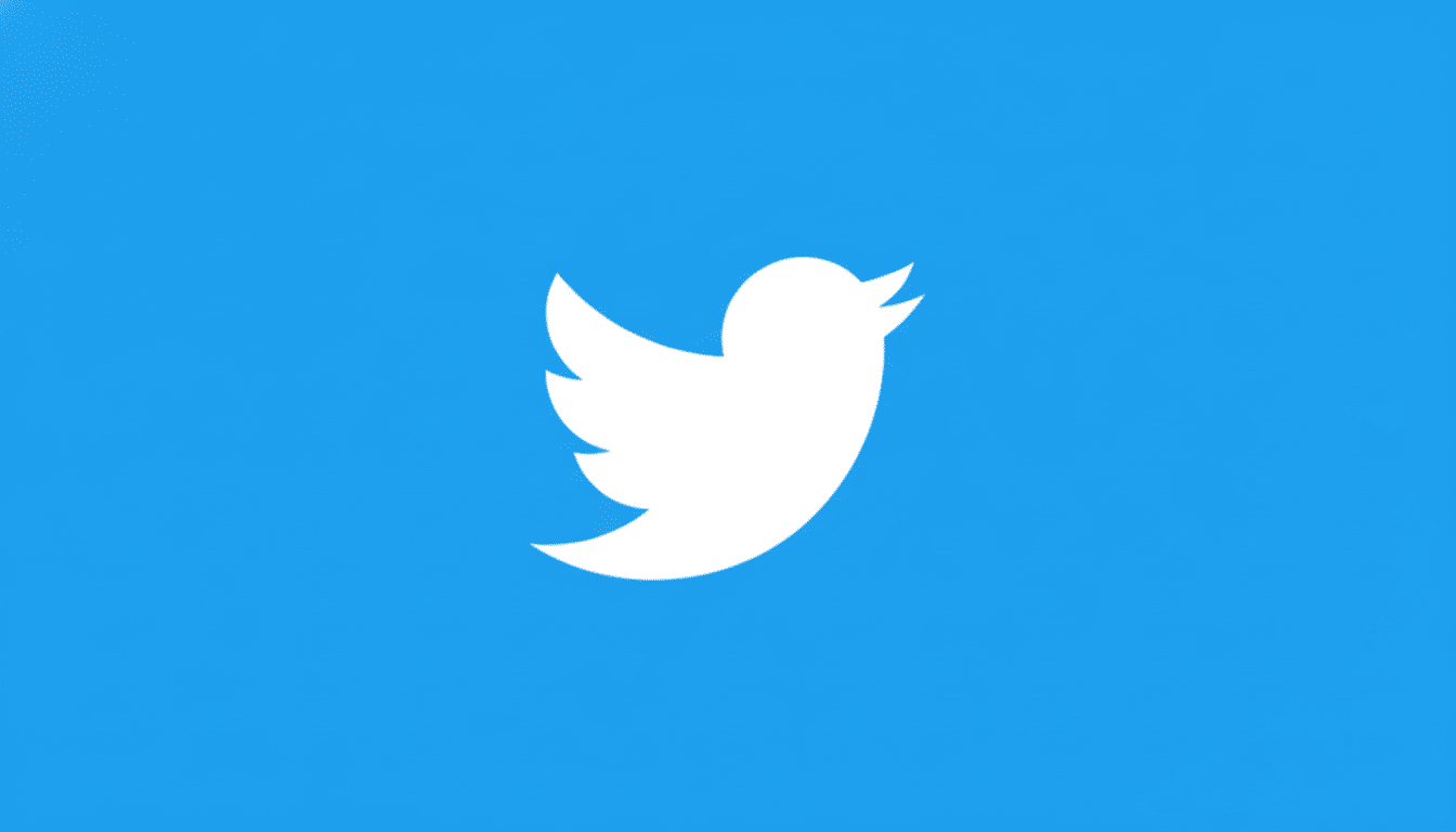 The Twitter bird logo, white on a blue background, resized to a 16:9 aspect ratio.