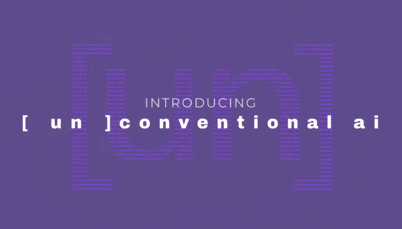 Unconventional AI announces 5M seed funding round