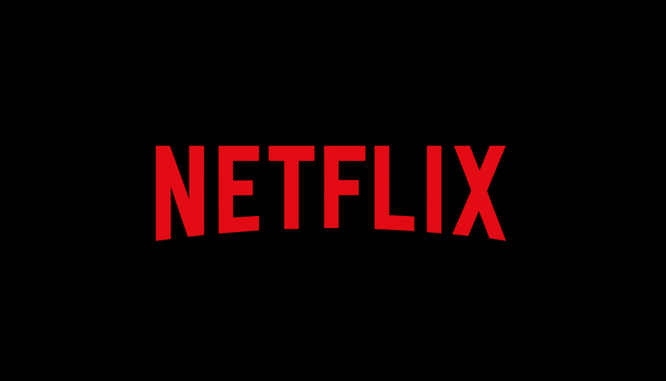 The Netflix logo, featuring the word NETFLIX in bold red letters on a black background, resized to a 16:9 aspect ratio.