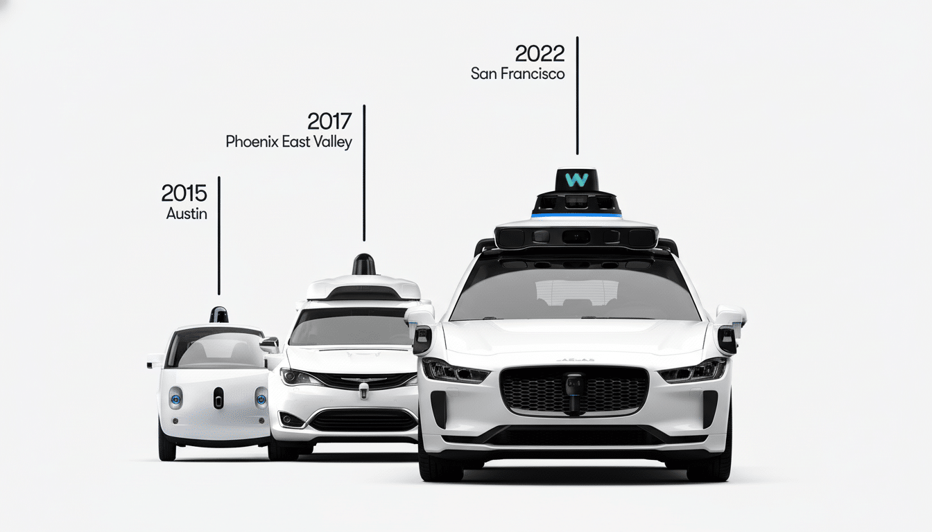 Waymo robotaxi service hits 450,000 weekly rides